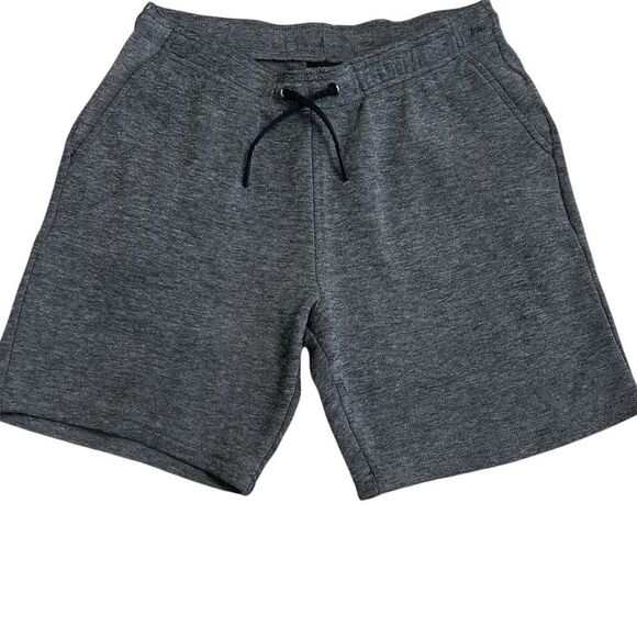 RVCA charcoal gray fleece draw string shorts boys size xlarge - Picture 1 of 5